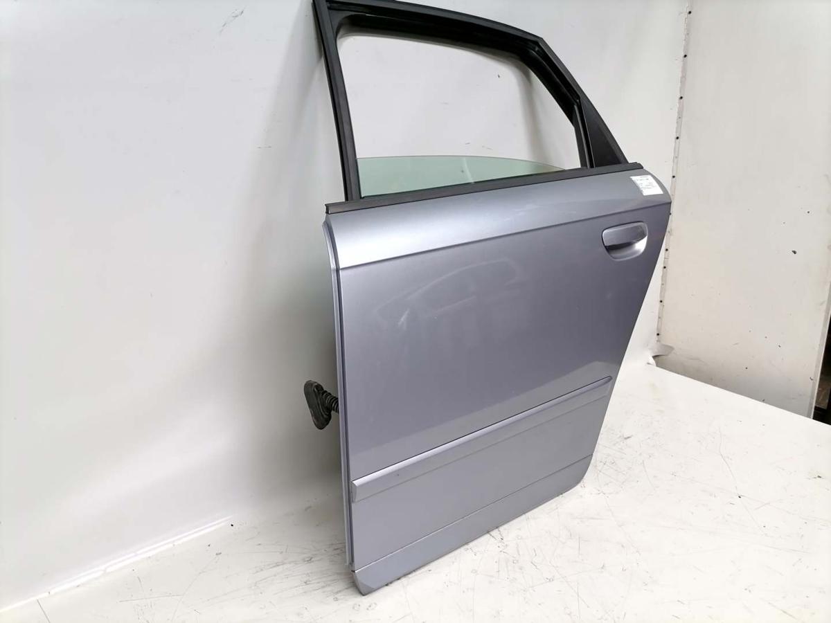 Audi A4 8E B7 original Tür hinten links LY7H Akoyasilbermet. Limousine Bj.2005
